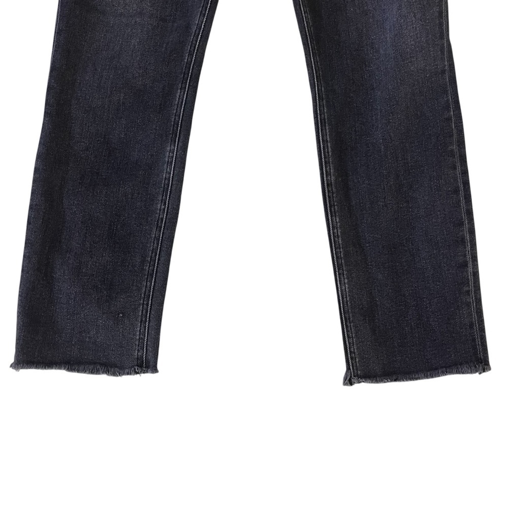 Frank & Eileen Derry Signature Slim Straight Washed Black Raw Hem Jeans Size 27 - Picture 7 of 14